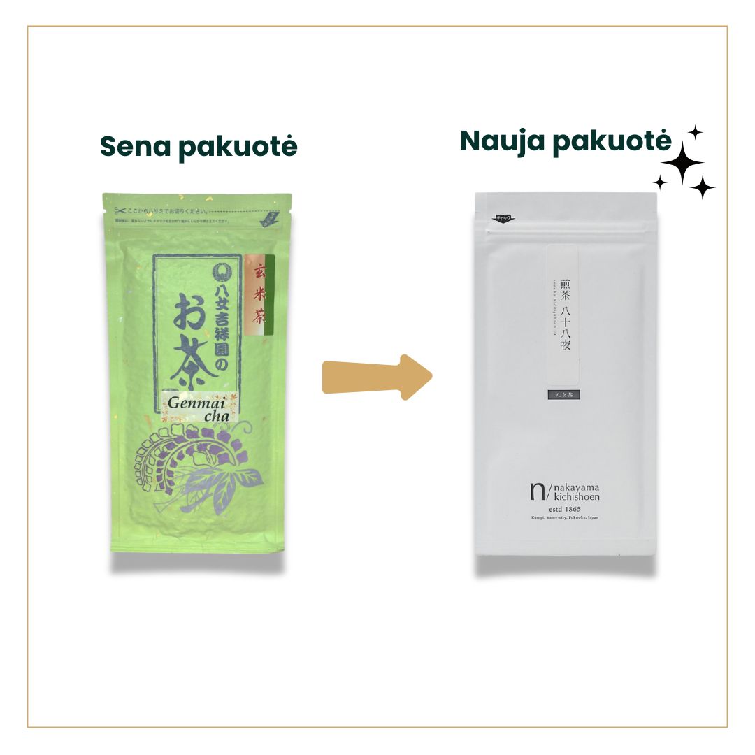 GENMAICHA žalioji japoniška arbata su ryžiais